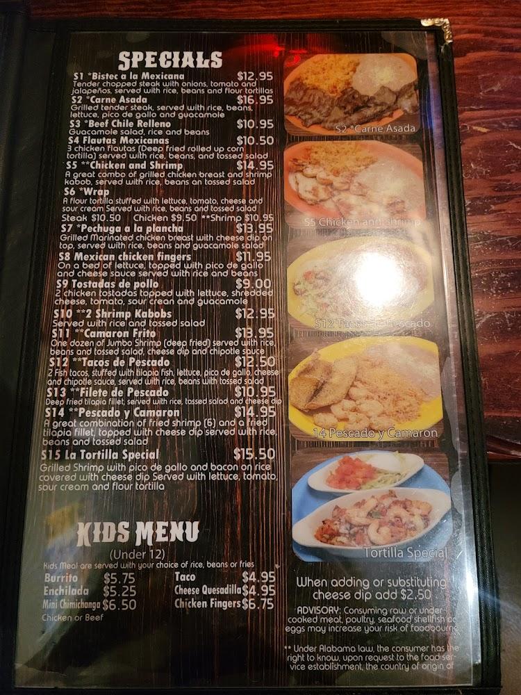 La Tortilla Menu image 3